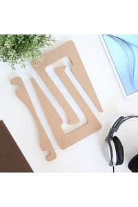 Laptop Standı – 13” – 14” Boyutlarındaki Laptoplar Ile Uyumlu – Notebook Standı - Ahşap - Wls4 ürün fotoğrafı