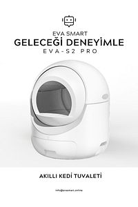 Eva-s2 Pro Büyük Hacimli Akıllı Otomatik Kedi Tuvaleti ürün fotoğrafı