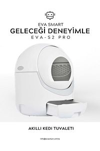 Eva-s2 Pro Büyük Hacimli Akıllı Otomatik Kedi Tuvaleti ürün fotoğrafı