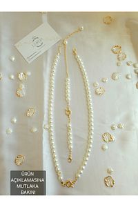 Kişiselleştirilebilir Harfli İnci Gemici Kilit Set HARF VE İNCİ BOYUTUNU BELİRTMEYİ UNUTMAYINIZ ürün fotoğrafı