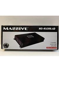 Ms-k4300.4 4 Kanallı Anfi 4x300rms Profesyonel Oto Amfi ürün fotoğrafı