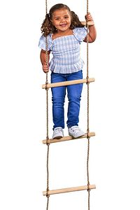 Çocuk Ahşap Ip Merdiven Montessori Eğitici Trapez Salıncak Tırmanma Kulesi Jimlastik Salıncağı ürün fotoğrafı