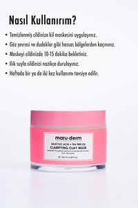 Kil Maskesi | Salisilik Asit + Çay Ağacı Yağı Kil Maskesi 100 ML | Siyah Nokta / Gözenek | Vegan ürün fotoğrafı