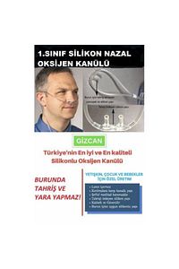 Nazal Oksijen Kanülü Silikonlu 2 Metre ürün fotoğrafı
