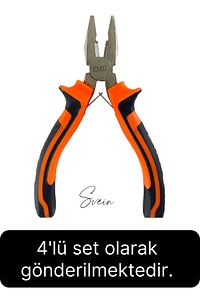 Premium Mini 4'lü Karga Burun Yan Keski Kıvırma Pense Seti Hobi Bijuteri Takı Yapım El Aleti Çelik ürün fotoğrafı