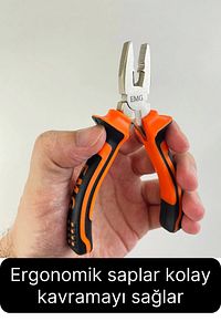 Premium Mini 4'lü Karga Burun Yan Keski Kıvırma Pense Seti Hobi Bijuteri Takı Yapım El Aleti Çelik ürün fotoğrafı
