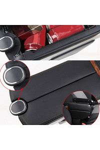 6 Usb Li Her Araca Uygun Universal Kolçak Kol Dayama Çift Açılır Siyah ürün fotoğrafı