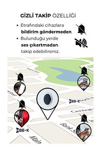 Findmy Tag Ios & Android Uyumlu Airtag Gps Takip Cihazı ürün fotoğrafı