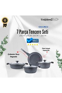 Alüminyum Granit Döküm Graneu Model 7 Parça Set Tad7prgrangri, One Size ürün fotoğrafı