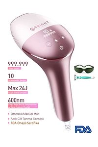 BE-9020 IPL Lazer Epilasyon 999.999 Atım Manuel/Otomatik Mod Cilt Sensörlü 10 Kademe Ağrısız Lazer ürün fotoğrafı