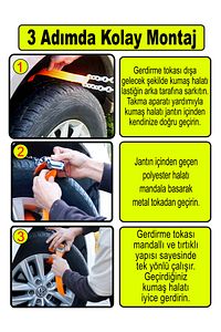 Takmatik 8 Li Gold Set Pratik Kar Zinciri 1 Yıl Garantili Takmatik Zincir Eldiven Hediyeli ürün fotoğrafı