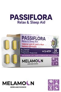 Magnezyum Ve 5-htp Ile Güçlendirilmiş Passiflora (pasiflora) Strese Ve Uykuya Yardımcı 30 Kapsül ürün fotoğrafı