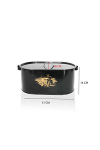 Siyah Metal Ekmeklik 12 lt ürün fotoğrafı