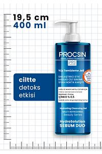 Hydrosolution Akne Karşıtı Yağ Dengeleyici Yüz Temizleme Jeli 400 ML ürün fotoğrafı