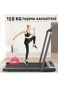 Uzaktan Kumandalı Portatif Yürüme Ve Koşu Bandı 7 Katmanlı 110kg Taşımna Elektrikli Yürüyüş Bandı ürün fotoğrafı