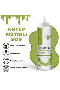 Antep Fıstık Aromalı Waffle & Krep & Pankek Çikolata Sos 300gr ürün fotoğrafı