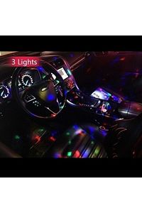 Araç Içi Oto Araba Disko Topu Sese Duyarlı Led Usb Led Lamba ürün fotoğrafı