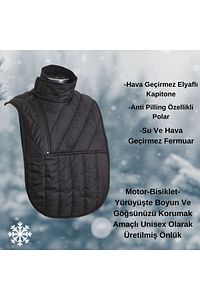 Motosiklet,bisiklet Göğüs Ve Boyun Rüzgar Koruma Unisex Anti Pilling Polarlı ürün fotoğrafı