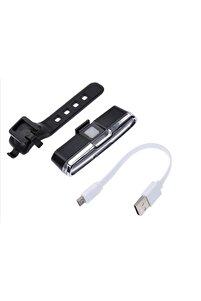 Mavi Kırmızı Beyaz Çakarlı Usb Şarjlı Bisiklet Stop Lambası ürün fotoğrafı