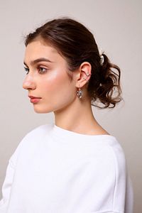 2'li Gümüş Renk Kuzey Yıldızı Earcuff ürün fotoğrafı