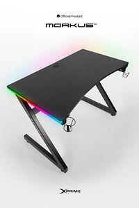 Markus Rgb Ledli Oyuncu Masası 140 Cm ürün fotoğrafı