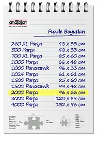 2000 Parça Yapboz Puzzle - Dünya Haritası 3935 ürün fotoğrafı