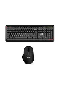 Siyah Türkçe Q Ev Ofis Kullanıma Uygun 104 Tuş Kablosuz Klavye Mouse Set ürün fotoğrafı
