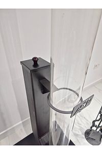 Bacasız Camlı Füze Pelet Sobası (Dış Mekan) ürün fotoğrafı