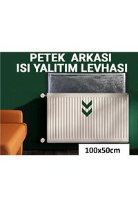 5 Adet Petek Radyatör Arkası Folyo Plaka Kalorifer Soba Arkalığı Alüminyum Isı Yalıtım Folyosu ürün fotoğrafı
