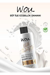 Milk Therapy Şampuan 400 Ml- Süt Proteinli, Kremli, Besleyici 10 Etki Bir Arada ürün fotoğrafı