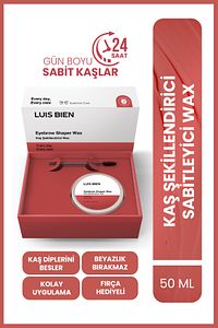 Kaş Şekillendirici Wax | Doğal Sabitleme & Uzun Süre Kalıcı Etki | Hint Yağı İçerikli Bakım ürün fotoğrafı