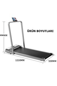 Bluetoothlu Eğimli Yürüme Koşu Bandı 2hp Motor Fitness Katlanır 7 Katman Akıllı Koşu Pedi Kumandalı ürün fotoğrafı