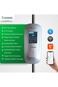 Elektrikli Araba Taşınabilir Şarj Cihazı 22 Kw / 32a / Tip-2 / 5x32a Fiş / 380v / Çantalı ürün fotoğrafı