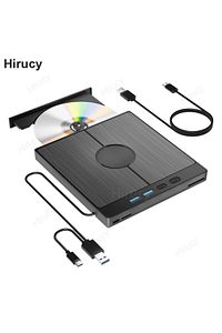 DVD 3.0 Yazıcı 7 Girişli USB Tip-C Harici CD/DVD Sürücü Windows Mac ve Laptop Fonksiyonlu Uyumlu ürün fotoğrafı