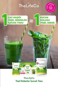 Green Blend - Yeşil Sebzeler Içecek Tozu 120 G ürün fotoğrafı