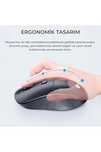 Kw201 Kablosuz Türkçe Q Klavye & Mouse Set Siyah ürün fotoğrafı