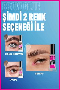 The Brow Glue Instant Brow Styler Kaş Sabitleyici Maskara - Dark Brown ürün fotoğrafı