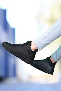Siyah Siyah Unisex Sneaker Bot 0012383 ürün fotoğrafı