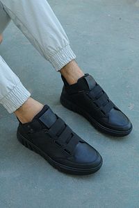 Siyah Siyah Unisex Sneaker Bot 0012383 ürün fotoğrafı
