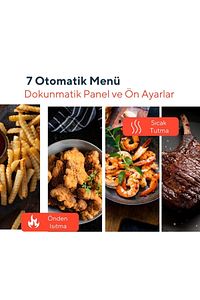 Lacivert Digital Fastfryer (YAĞSIZ FRİTÖZ AİRFRYER) ürün fotoğrafı