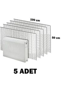 5 Adet Petek Radyatör Arkası Folyo Plaka Kalorifer Soba Arkalığı Alüminyum Isı Yalıtım Folyosu ürün fotoğrafı