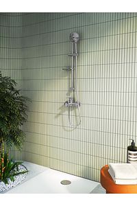Root Round A42725 Banyo Bataryası, Krom ürün fotoğrafı