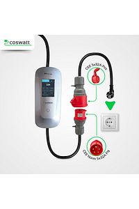 Elektrikli Araba Taşınabilir Şarj Cihazı 22 Kw / 32a / Tip-2 / 5x32a Fiş / 380v / Çantalı ürün fotoğrafı