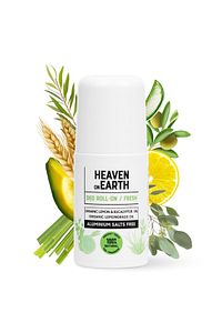 %100 Doğal Organik Roll On Alüminyum Tuzları Içermez Ter Kokusu Önleyici Fresh 50 ml Vegan ürün fotoğrafı