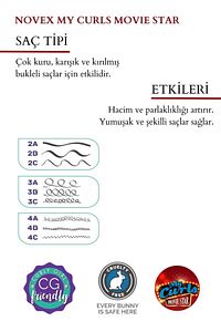 Movie Star - Ekstra Parlaklık Veren Bukle Belirginleştirici Durulanmayan Saç Kremi 1kg ürün fotoğrafı