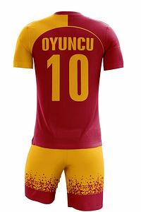 Futbol Forması Şimşek Model - Kişiye Özel Isim Ve Numara Yazılabilir Dijital Baskı Tasarım ürün fotoğrafı