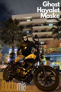 Ghost Maskesi - Call of Duty Hayalet Maske Termal Kask İçi Balaklava ve Boyunluk Motorcu/Kayakçılar ürün fotoğrafı