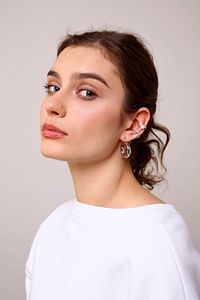 2'li Gümüş Renk Kuzey Yıldızı Earcuff ürün fotoğrafı