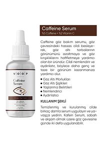 Göz Altı Torbalanma Morluk ve Koyu Halka Karşıtı Aydınlatıcı Kafein Göz Altı Serumu 30ml ürün fotoğrafı