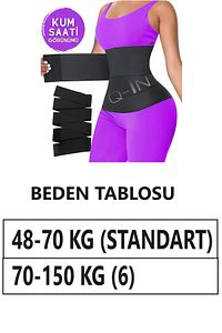 Korse Beden Inceltici Yağ Yakıcı Sıkılaştırıcı Bele Dolamalı Lohusa Göbek Korsesi ürün fotoğrafı